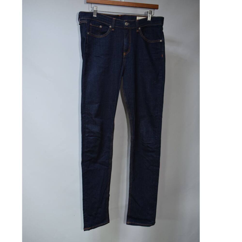Rag & Bone JEAN High Rise Skinny Jeans Women’s 32 Heritage Dark Indigo